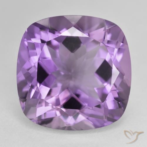 22.72ct Natürlicher Mittelviolett Amethyst, Kissen, VVS