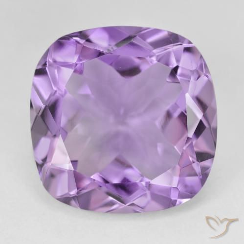 20.42ct Natürlicher Mittelviolett Amethyst, Kissen, VVS