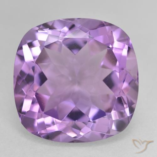 14.83ct Natürlicher Lilaisch-violett Amethyst, Kissen, VVS