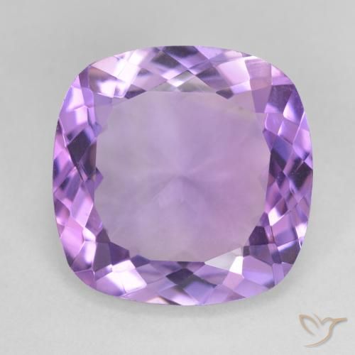 10.76ct Natürlicher Mittelviolett Amethyst, Kissen, VVS
