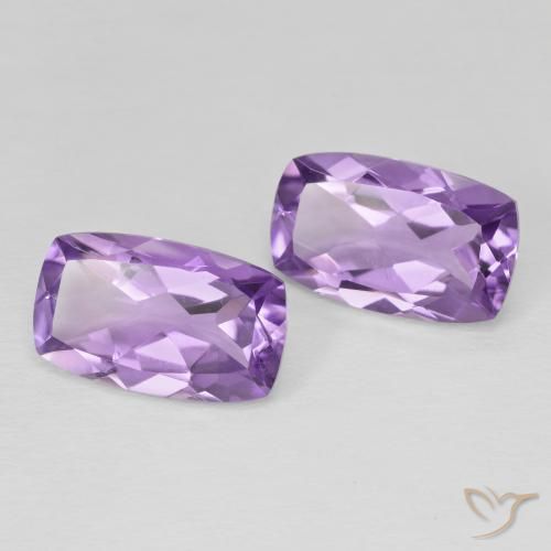 10.88 ct natürliche Lilaisch-violett Amethyst-Edelsteine, Kissen, VS