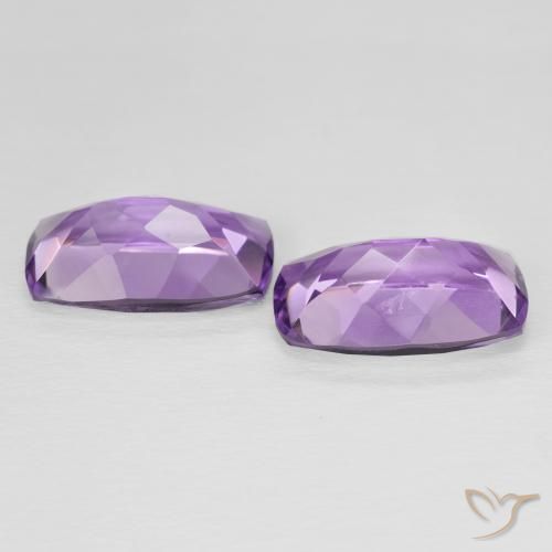 10.88 ct natürliche Lilaisch-violett Amethyst-Edelsteine, Kissen, VS