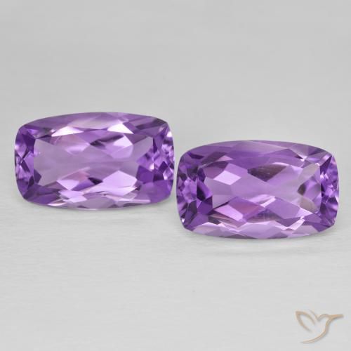 12.56ctw Natürlicher Mittelviolettes Violett Amethyst, Kissen, VVS-VS