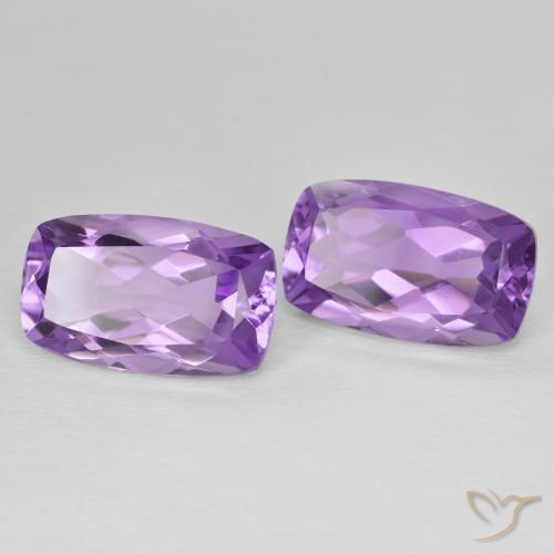 12.56 ct natürliche Mittelviolettes Violett Amethyst-Edelsteine, Kissen, VVS-VS