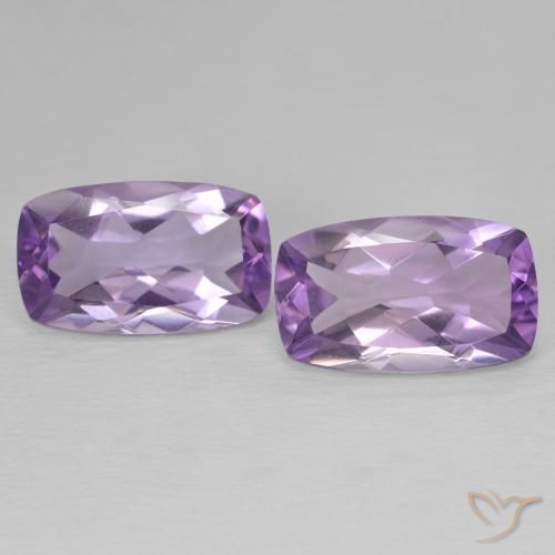 11.24ctw Natürlicher Medium Light Purplish-Violet Amethyst, Kissen, VVS