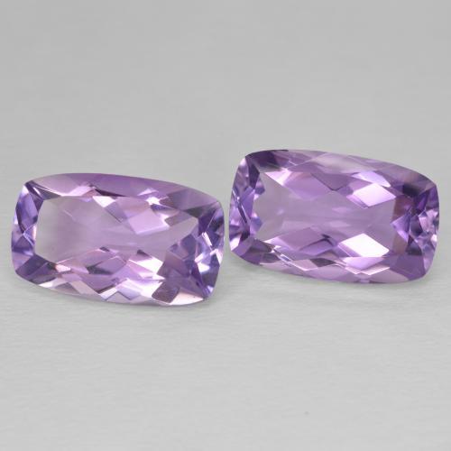12.04 ct natürliche Mittelviolett Amethyst-Edelsteine, Kissen, VVS