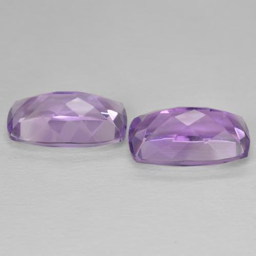 12.04 ct natürliche Mittelviolett Amethyst-Edelsteine, Kissen, VVS