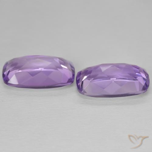 11.54 ct natürliche Mittelviolett Amethyst-Edelsteine, Kissen, VVS