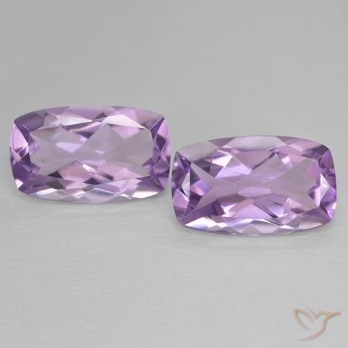 11.28ctw Natürlicher Medium Light Purplish-Violet Amethyst, Kissen, VVS
