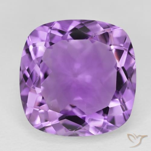 21.27ct Natürlicher Lilaisch-violett Amethyst, Kissen, VVS-VS