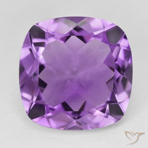 18.61ct Natürlicher Tiefviolettes Violett Amethyst, Kissen, VVS-VS
