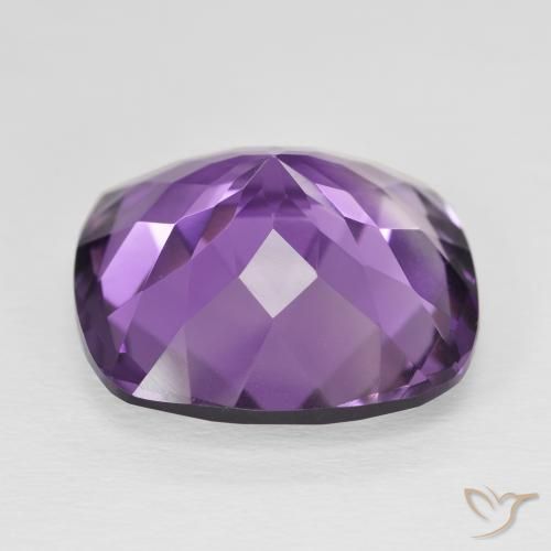 9,17 ctw natürlicher Tiefviolettes Violett Amethyst, Kissen, VVS-VS