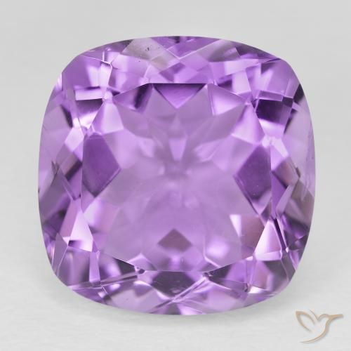 21.72ct Natürlicher Mittelviolettes Violett Amethyst, Kissen, VVS-VS