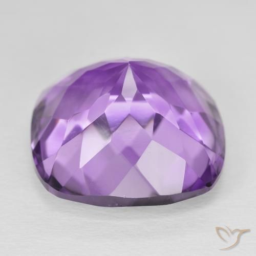 9,17 ctw natürlicher Mittelviolettes Violett Amethyst, Kissen, VVS-VS