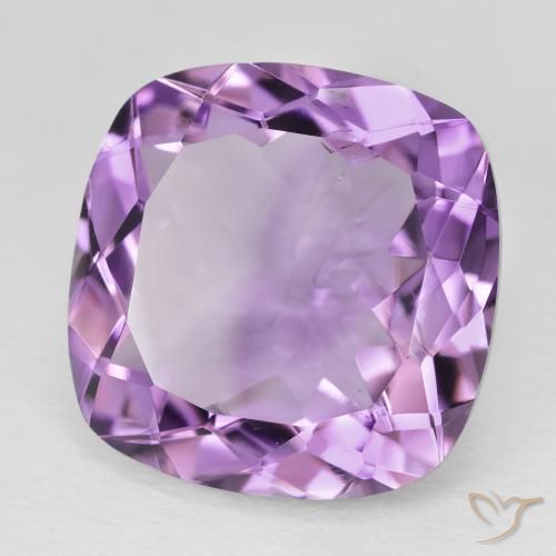 9,17 ctw natürlicher Medium Light Purplish-Violet Amethyst, Kissen, VS