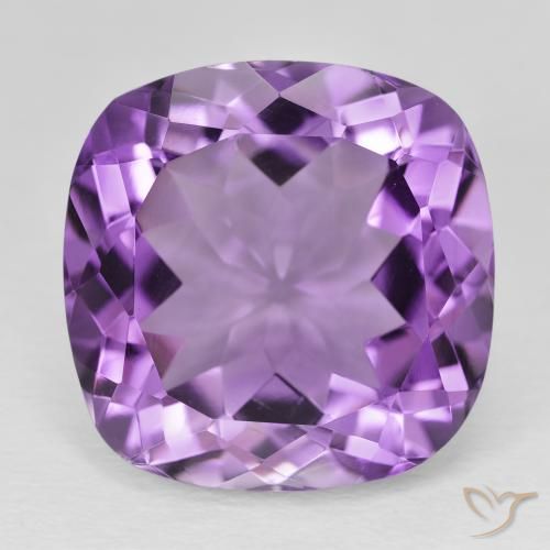 21.46ct Natürlicher Mittelviolettes Violett Amethyst, Kissen, VVS