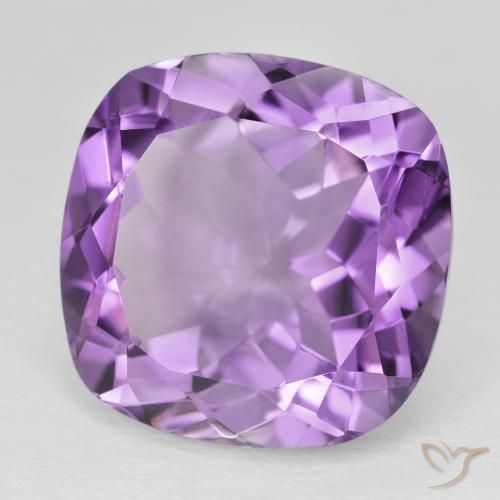 9,17 ctw natürlicher Mittelviolettes Violett Amethyst, Kissen, VVS