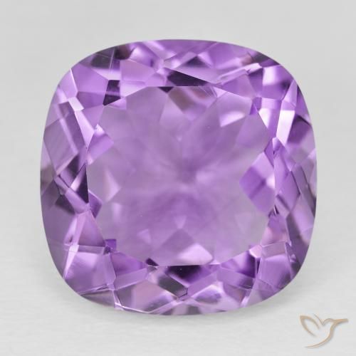 19.54ct Natürlicher Lilaisch-violett Amethyst, Kissen, VVS