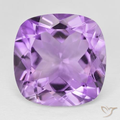 19.53ct Natürlicher Mittelviolettes Violett Amethyst, Kissen, VVS-VS