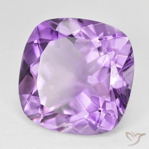 9,17 ctw natürlicher Mittelviolettes Violett Amethyst, Kissen, VVS-VS