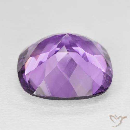 9,17 ctw natürlicher Mittelviolettes Violett Amethyst, Kissen, VVS-VS