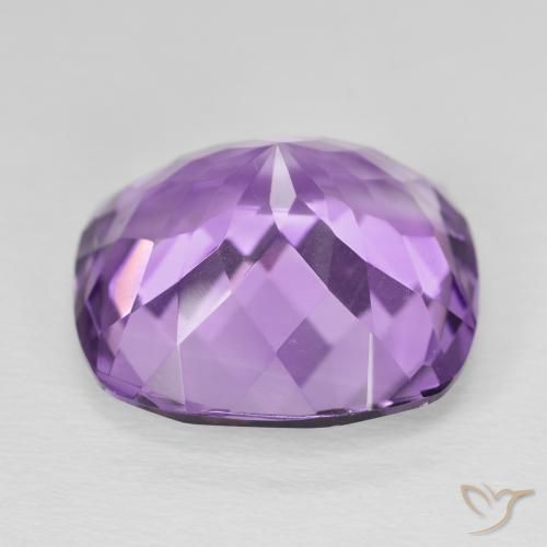 9,17 ctw natürlicher Mittelviolettes Violett Amethyst, Kissen, VVS-VS