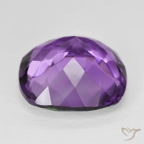 9,17 ctw natürlicher Mittelviolettes Violett Amethyst, Kissen, VS