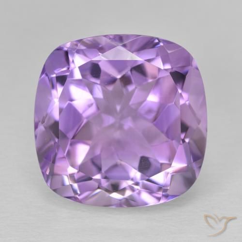 13.53ct Natürlicher Tiefes Irisviolett Amethyst, Kissen, VVS