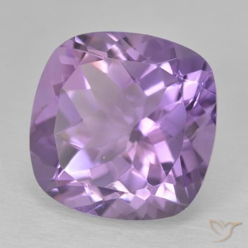 9,17 ctw natürlicher Medium Light Purplish-Violet Amethyst, Kissen, VVS-VS