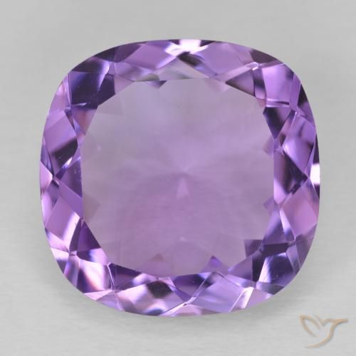 12.20ct Natürlicher Mittelviolett Amethyst, Kissen, VVS-VS