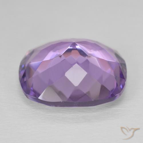 9,17 ctw natürlicher Mittelviolett Amethyst, Kissen, VVS-VS