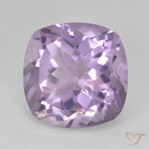 12.61ct Natürlicher Rosaig-violett Amethyst, Kissen, VVS