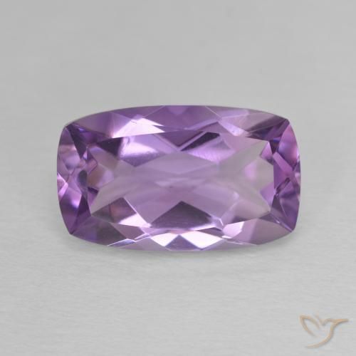 5.80ct Natürlicher tiefviolett Amethyst, Kissen, VVS