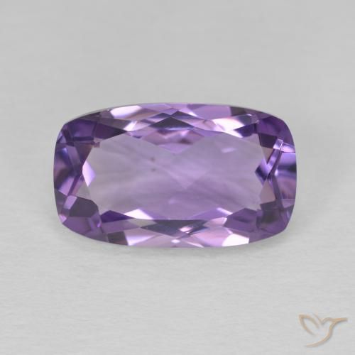 5.86ct Natürlicher Mittelviolett Amethyst, Kissen, VVS