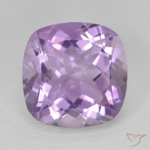 11.54ct Natürlicher Mittelviolett Amethyst, Kissen, VVS