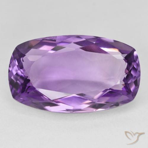 19.68ct Natürlicher Intensives Violett Amethyst, Kissen, VVS-VS