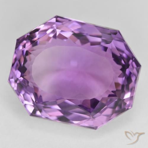 9,17 ctw natürlicher Mittelviolettes Violett Amethyst, Oktagonschliff, VVS