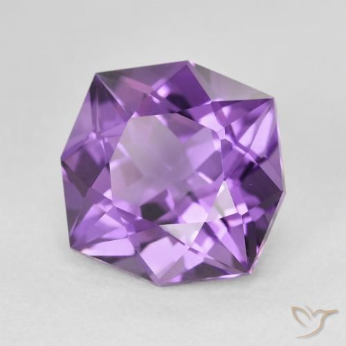 9,17 ctw natürlicher Lilaisch-violett Amethyst, Fantasie, VVS