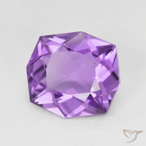9,17 ctw natürlicher Mittelviolettes Violett Amethyst, Fantasie, VVS-VS