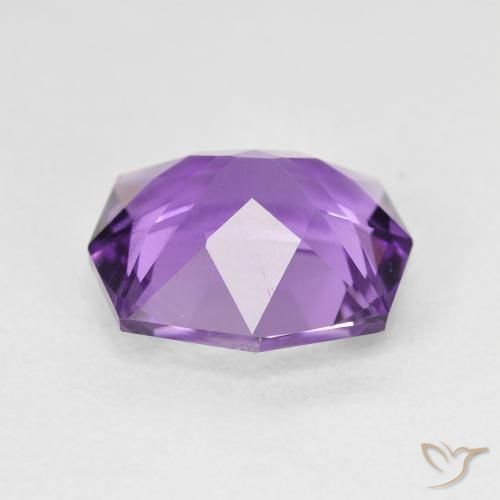 9,17 ctw natürlicher Mittelviolettes Violett Amethyst, Fantasie, VVS-VS