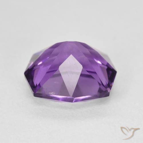 9,17 ctw natürlicher Mittelviolett Amethyst, Fantasie, VVS-VS