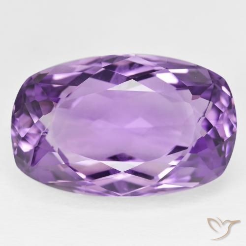 32.52ct Natürlicher Lebhaftes Violett Amethyst, Kissen, VVS-VS