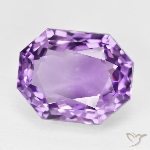 9,17 ctw natürlicher Mittelviolett Amethyst, Oktagonschliff, VVS