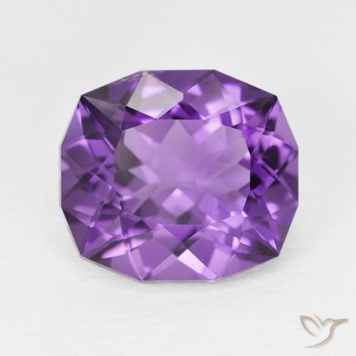 6.08ct Natürlicher Intensives Violett Amethyst, Fantasie, VS