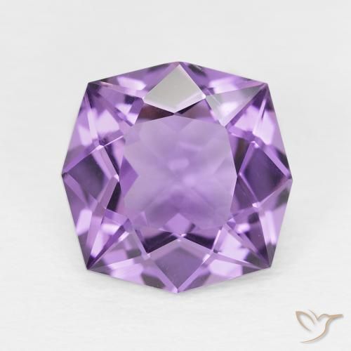 4.75ct Natürlicher Mittelviolettes Violett Amethyst, Fantasie, VS