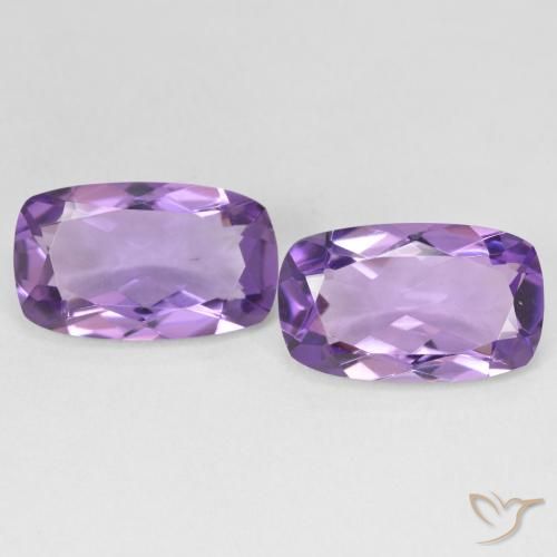 10.04ctw Natürlicher Medium Light Purplish-Violet Amethyst, Kissen, VS