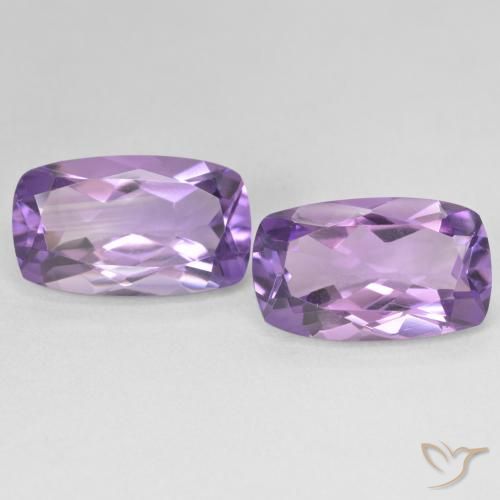 11.30ctw Natürlicher Medium Light Purplish-Violet Amethyst, Kissen, VS