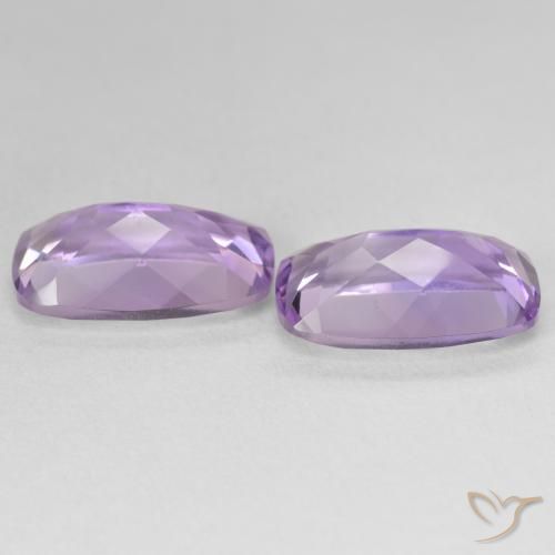 11.50 ct natürliche Medium Light Purplish-Violet Amethyst-Edelsteine, Kissen, VS