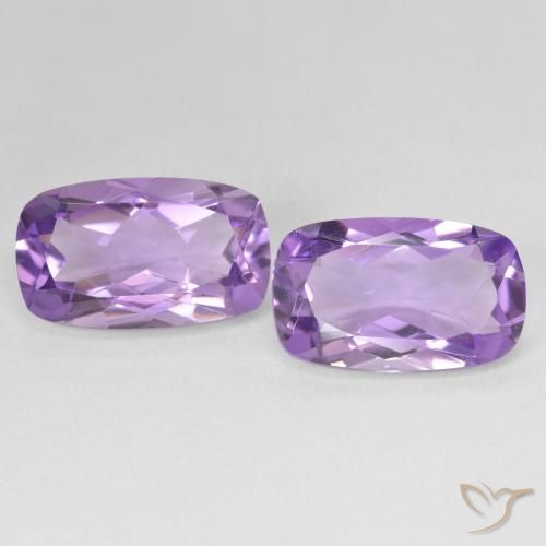 11.23ctw Natürlicher Medium Light Purplish-Violet Amethyst, Kissen, VVS-VS