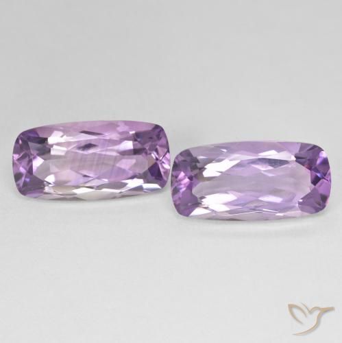 16.09ctw Natürlicher Lilaisch-violett Amethyst, Kissen, VVS-VS